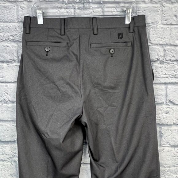 Footjoy FJ Athletic Mens Gray Golf Performance Stretch Chino‎ Pants Size 32X32 - Picture 6 of 12